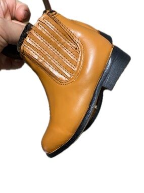 Real leather boots